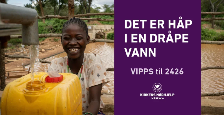 Tsion (12) kan hente rent og rennende vann hver dag nå, takket være vannposten og demningen som er laget